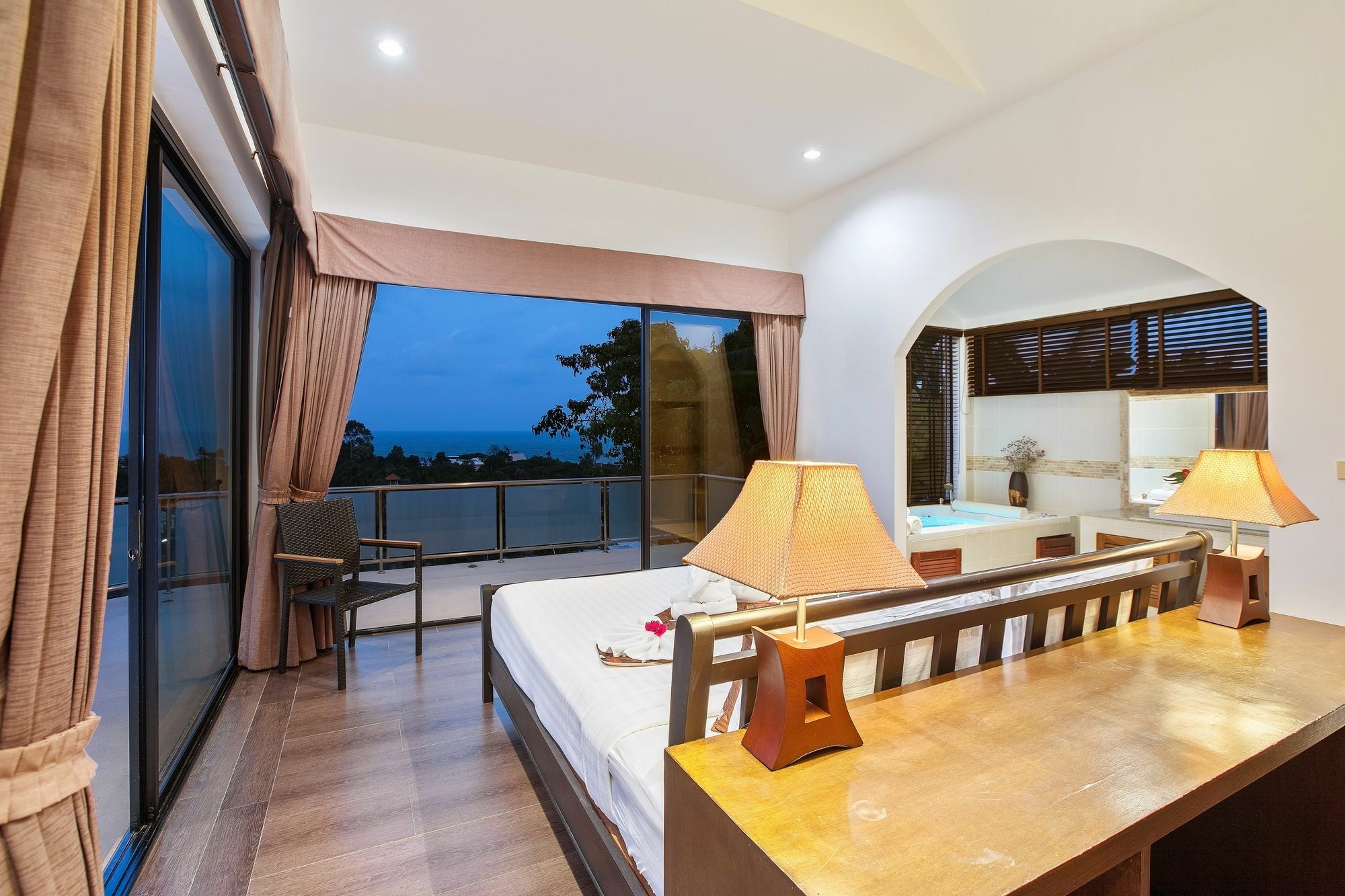 Sunny Banks - Modern Sea View 4 Bed Pool Villa Maret Esterno foto